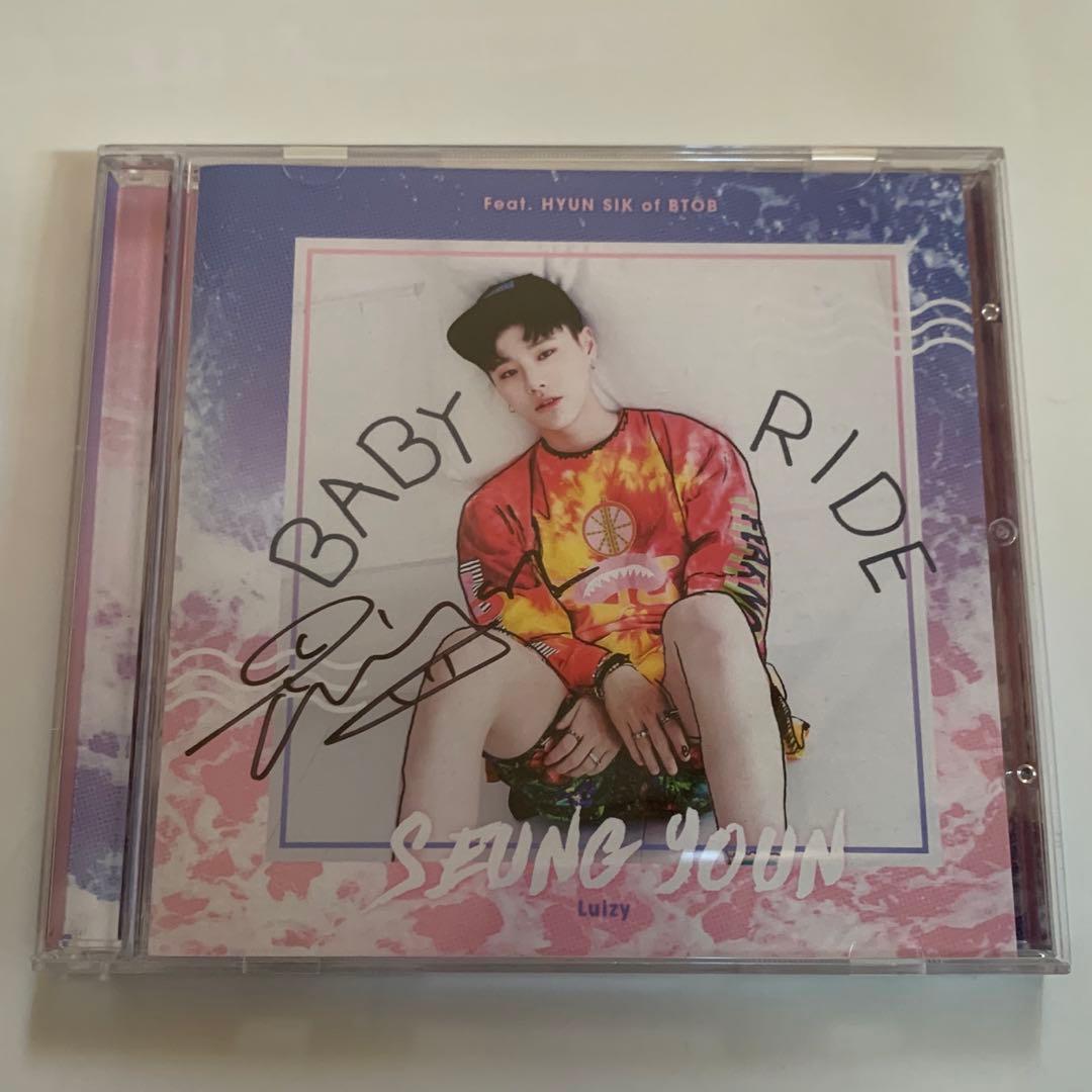 【WOODZ】Baby Rideサイン入りCD【UNIQ / スンヨン】