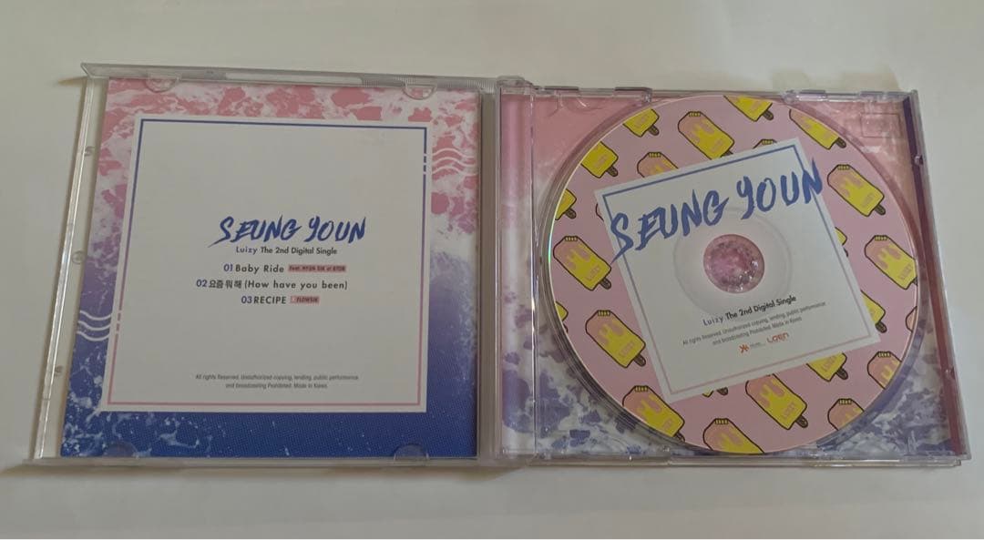 【WOODZ】Baby Rideサイン入りCD【UNIQ / スンヨン】