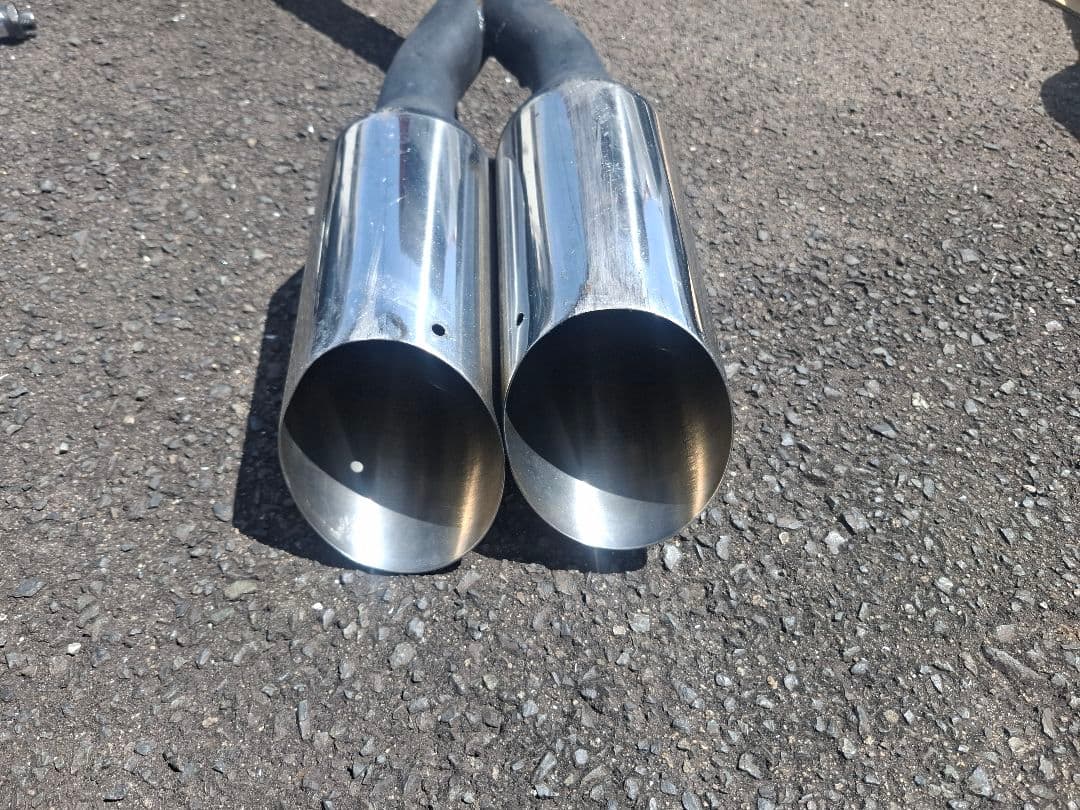 プリウス 30 リアマフラー ハス切り 4本出し 爆音皇帝 ストレート