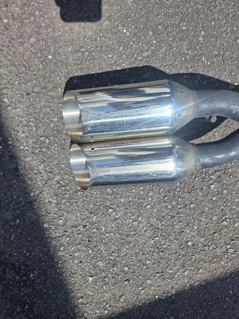 プリウス 30 リアマフラー ハス切り 4本出し 爆音皇帝 ストレート