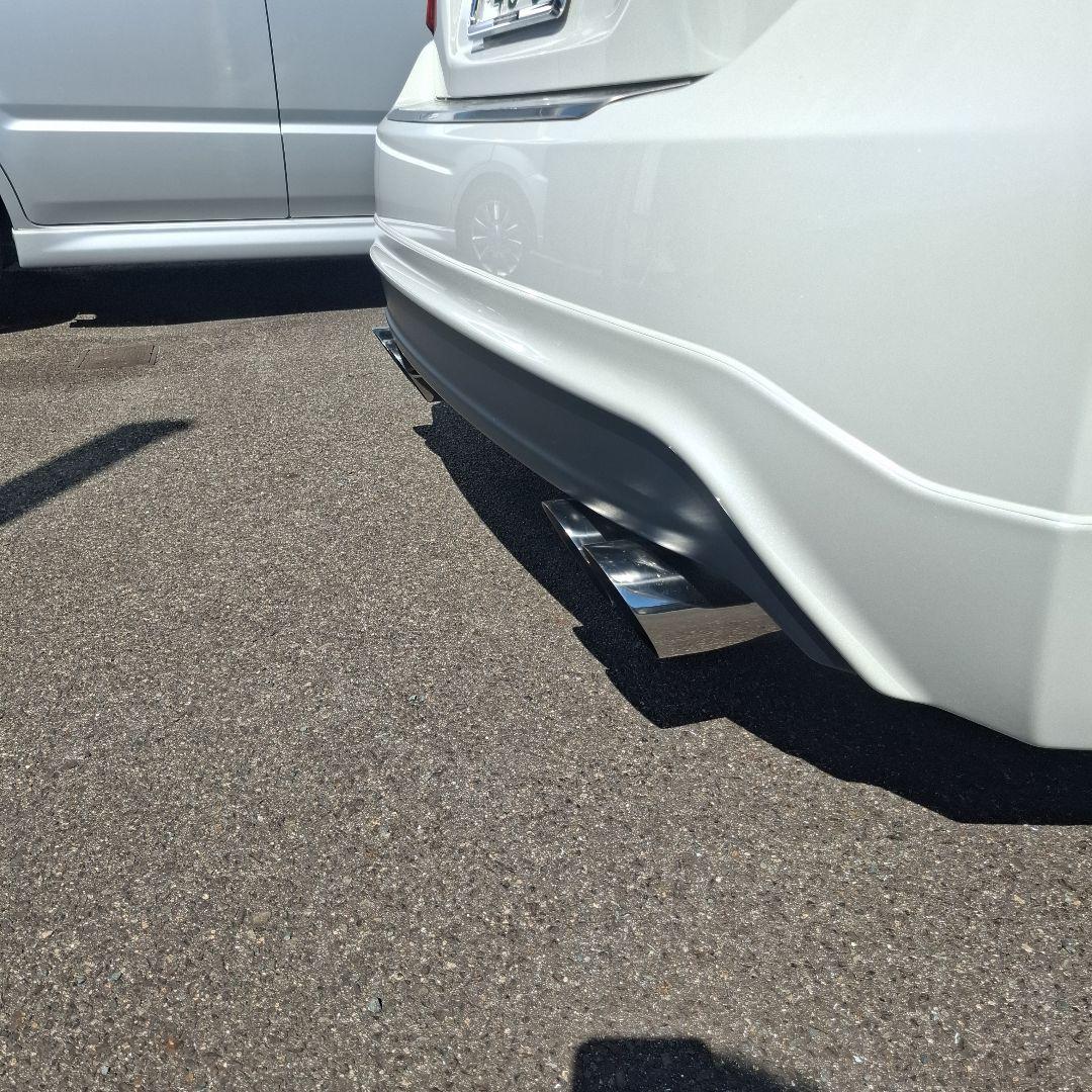 プリウス 30 リアマフラー ハス切り 4本出し 爆音皇帝 ストレート