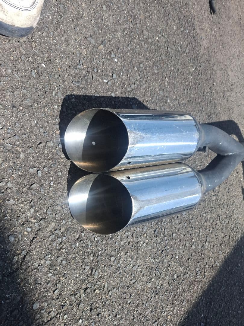 プリウス 30 リアマフラー ハス切り 4本出し 爆音皇帝 ストレート