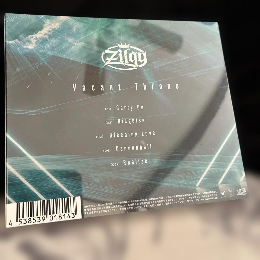 ジルキー/Zilqy / Vacant Throne/限定版CD