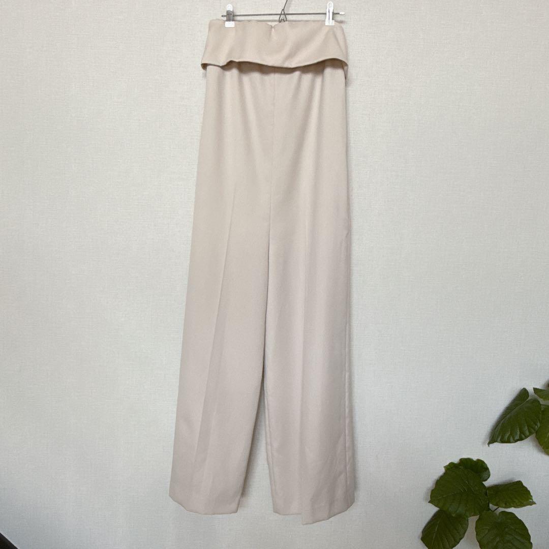 【2024／27500円】　Noble　トリコチンベアトップパンツ