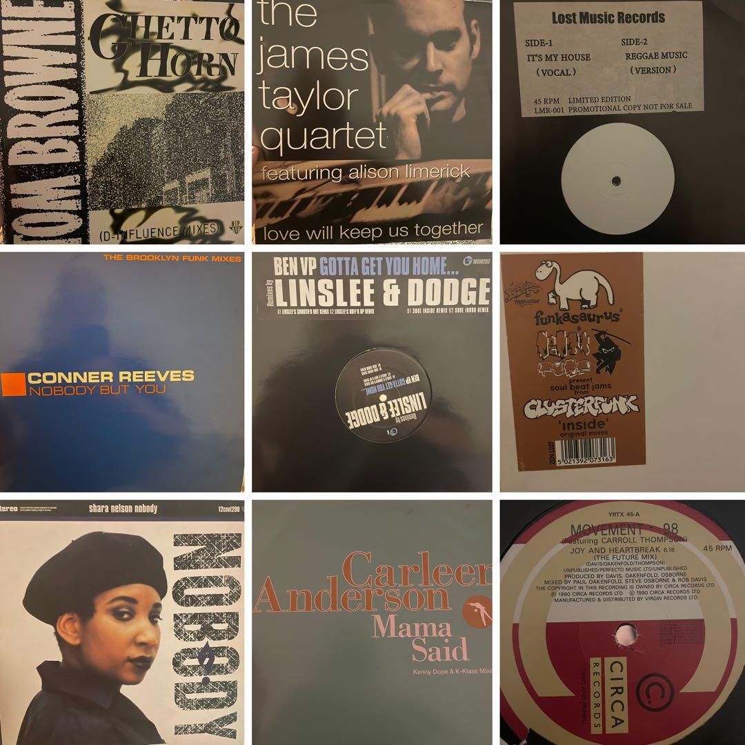 【送料込】90-00年代UKSoul/R&Bまとめ売り!12”レコード30枚