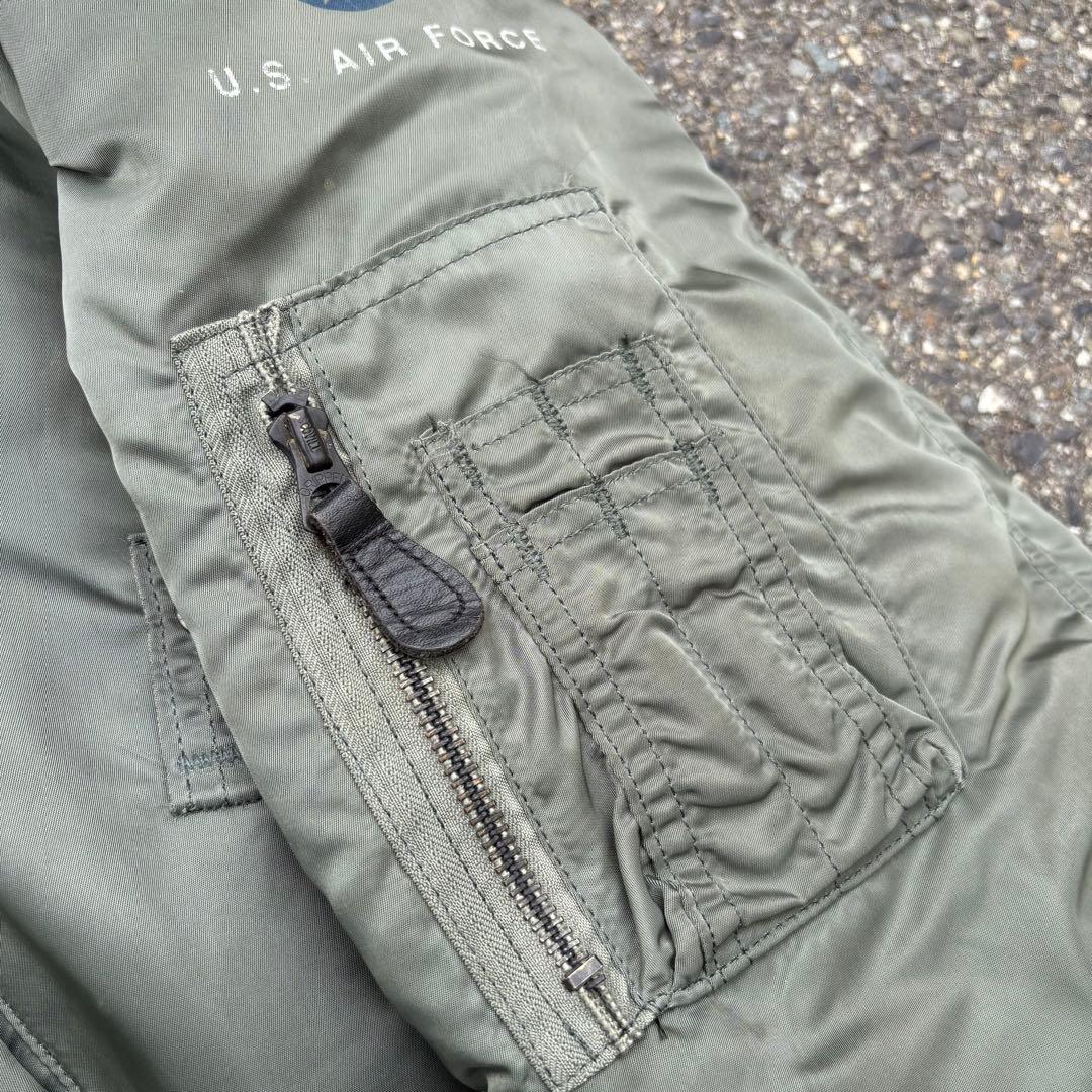50s B-15D alpha USA ma-1 フライトジャケット (復刻)