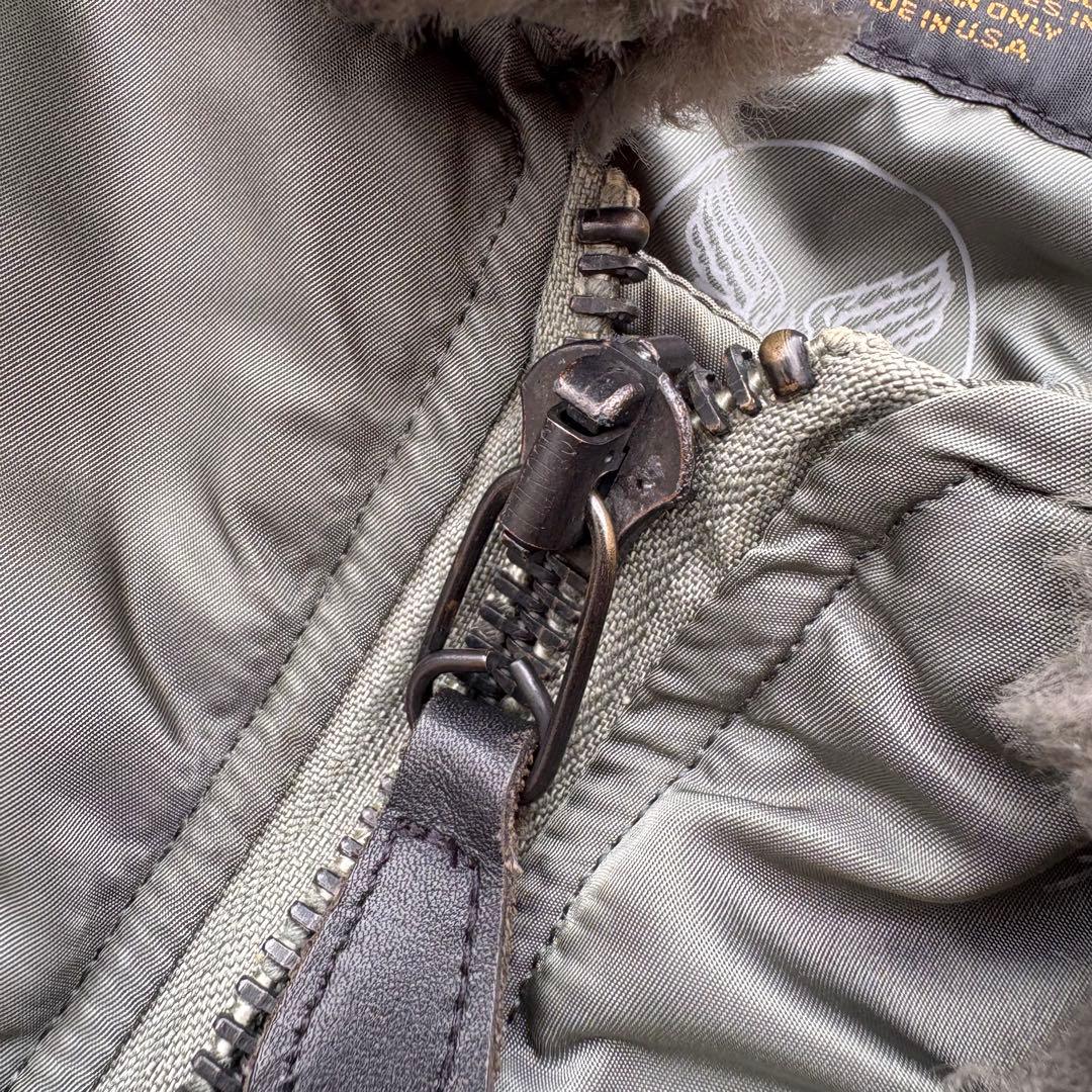 50s B-15D alpha USA ma-1 フライトジャケット (復刻)