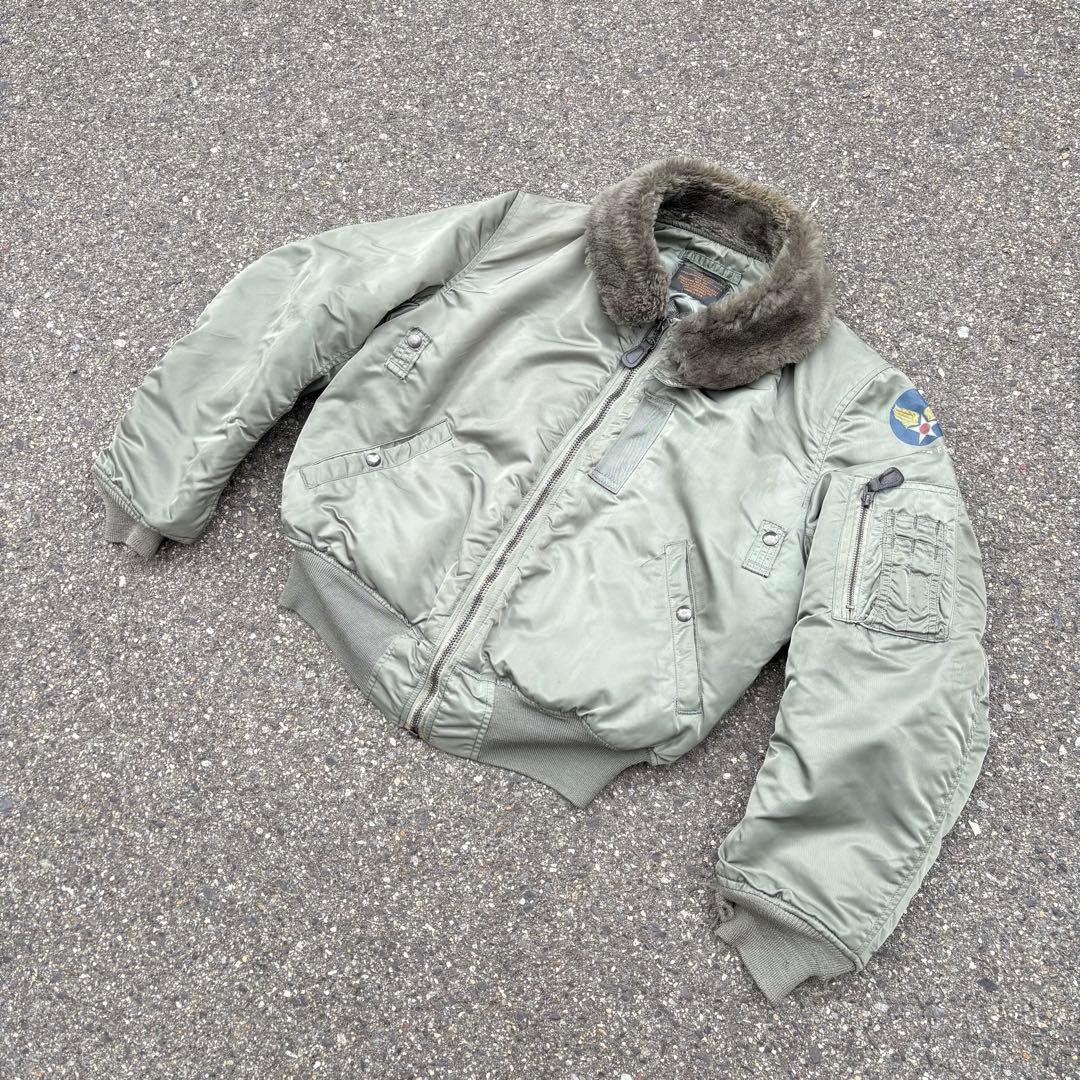 50s B-15D alpha USA ma-1 フライトジャケット (復刻)
