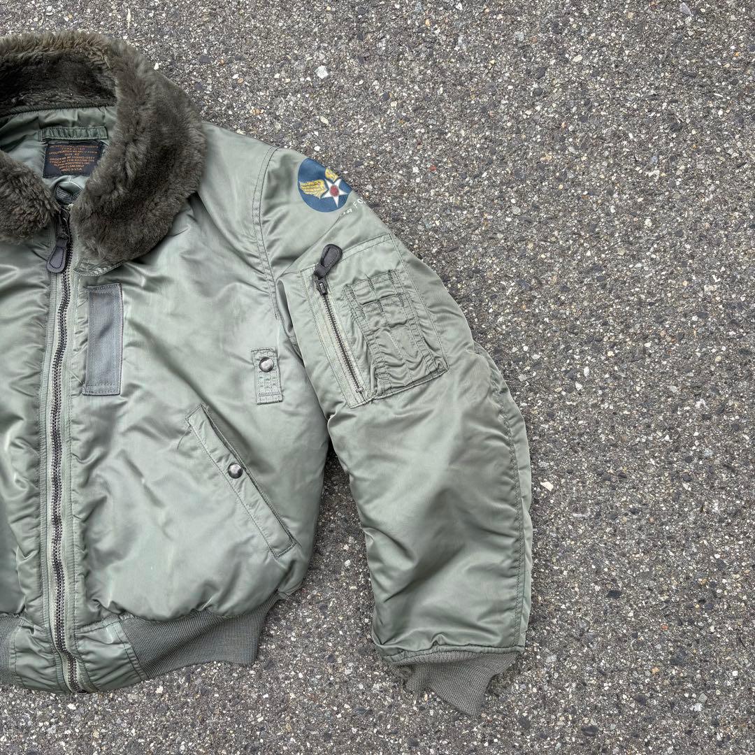 50s B-15D alpha USA ma-1 フライトジャケット (復刻)