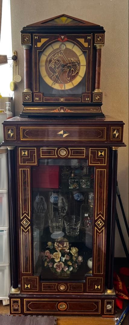 西洋アンティークキャビネット