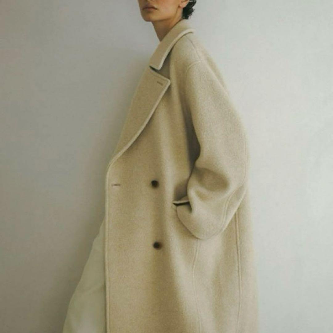 完売【新品】ETRE TOKYO ダブルブレストウールコート