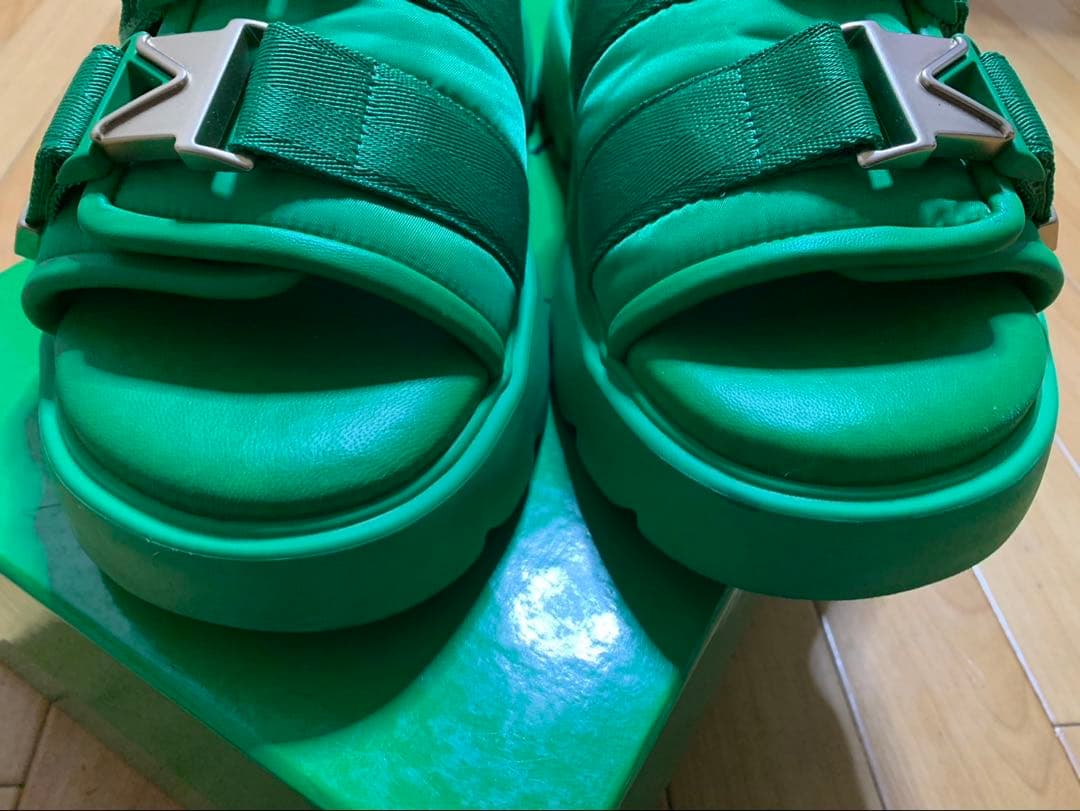 BOTTEGA VENETA ダブルバックル フラッシュサンダル 41