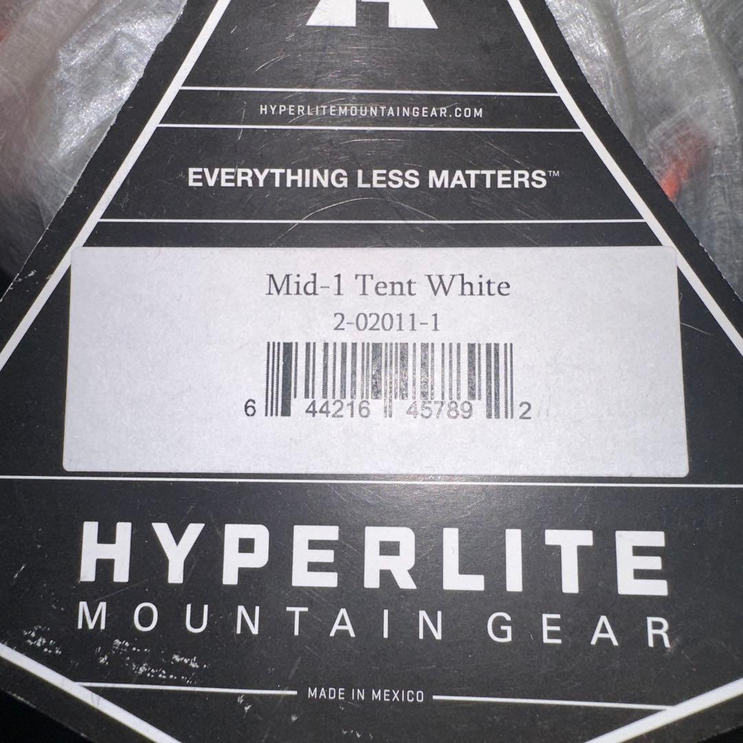 Hyperlite Mountain Gear MID 1 ／1人用山岳テント