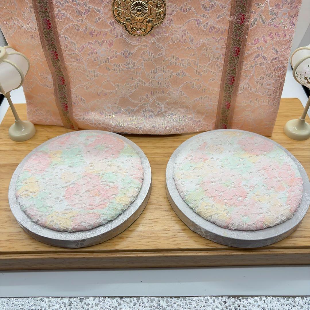 【極美品】2回のみ使用 リュウコドウ 雛人形 きらびな アクリルケース ちりめん