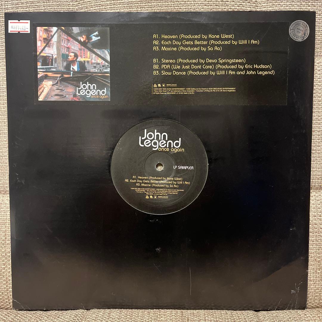 洋楽 John Legend Once Again LP Sampler