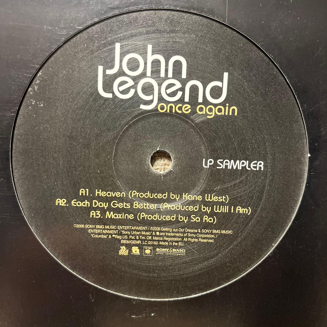 洋楽 John Legend Once Again LP Sampler