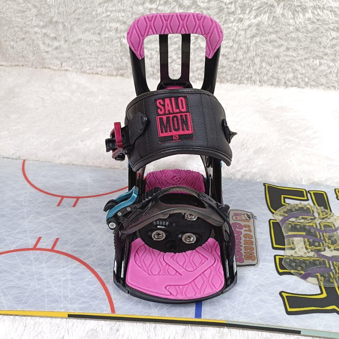 SALOMONDER × RHYTHM X スノーボードビンディング セット