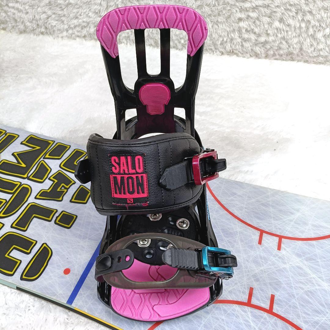 SALOMONDER × RHYTHM X スノーボードビンディング セット