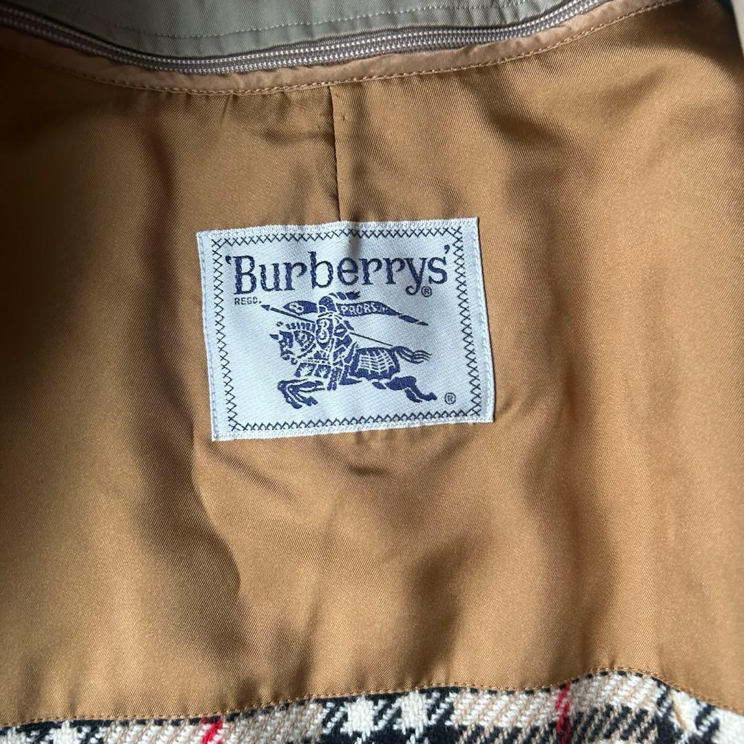 美品 バーバリー トレンチコート ノバチェック 着丈114 ベルト ライナー付き