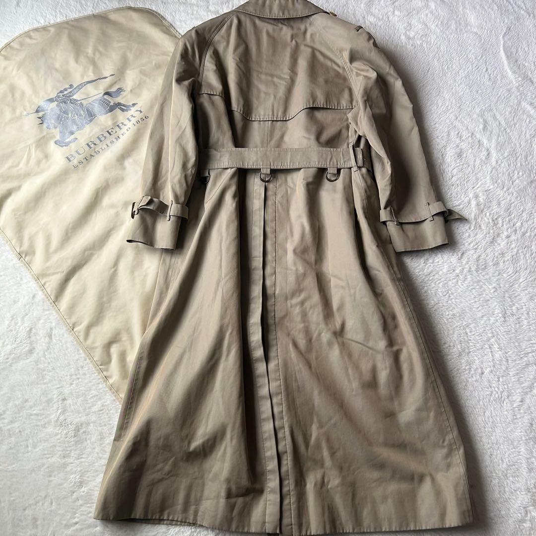 美品 バーバリー トレンチコート ノバチェック 着丈114 ベルト ライナー付き