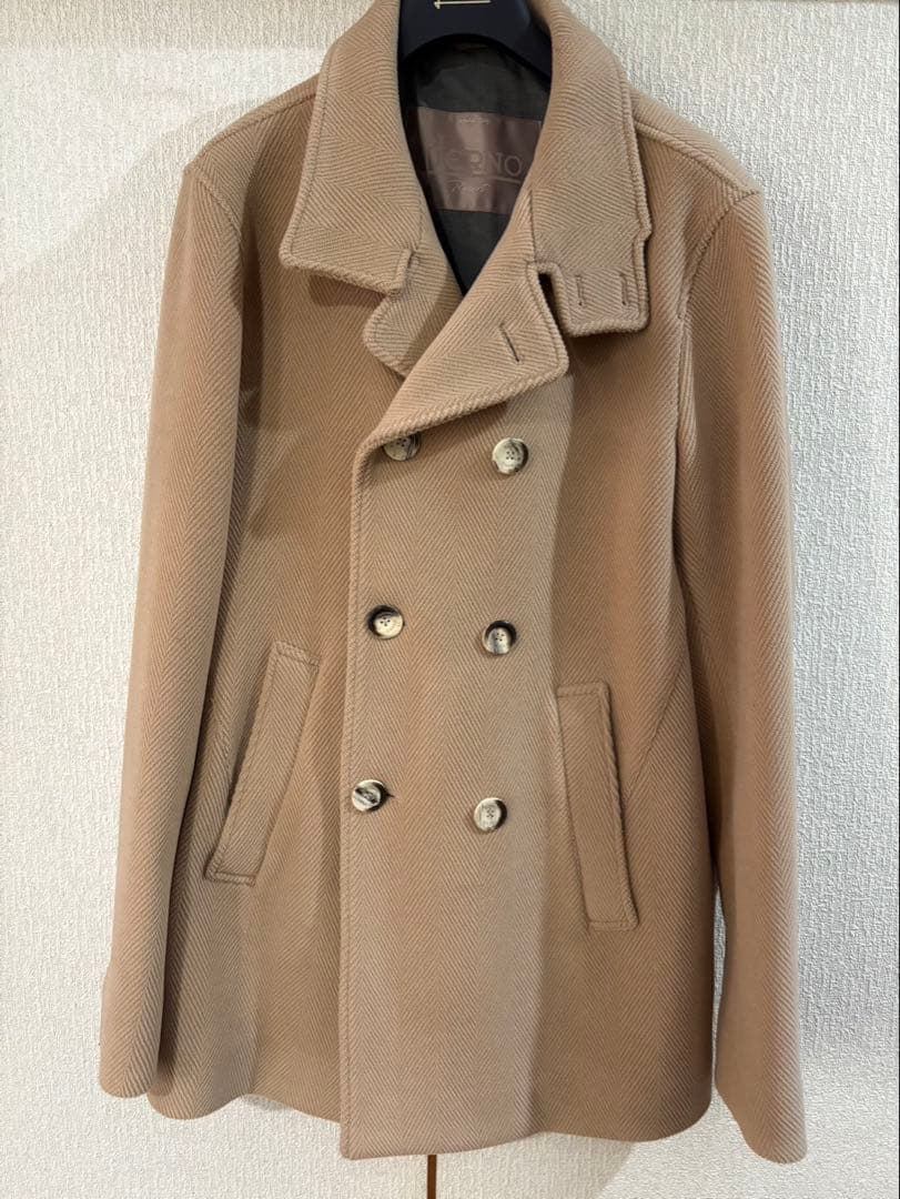 Herno ベージュ ピーコート