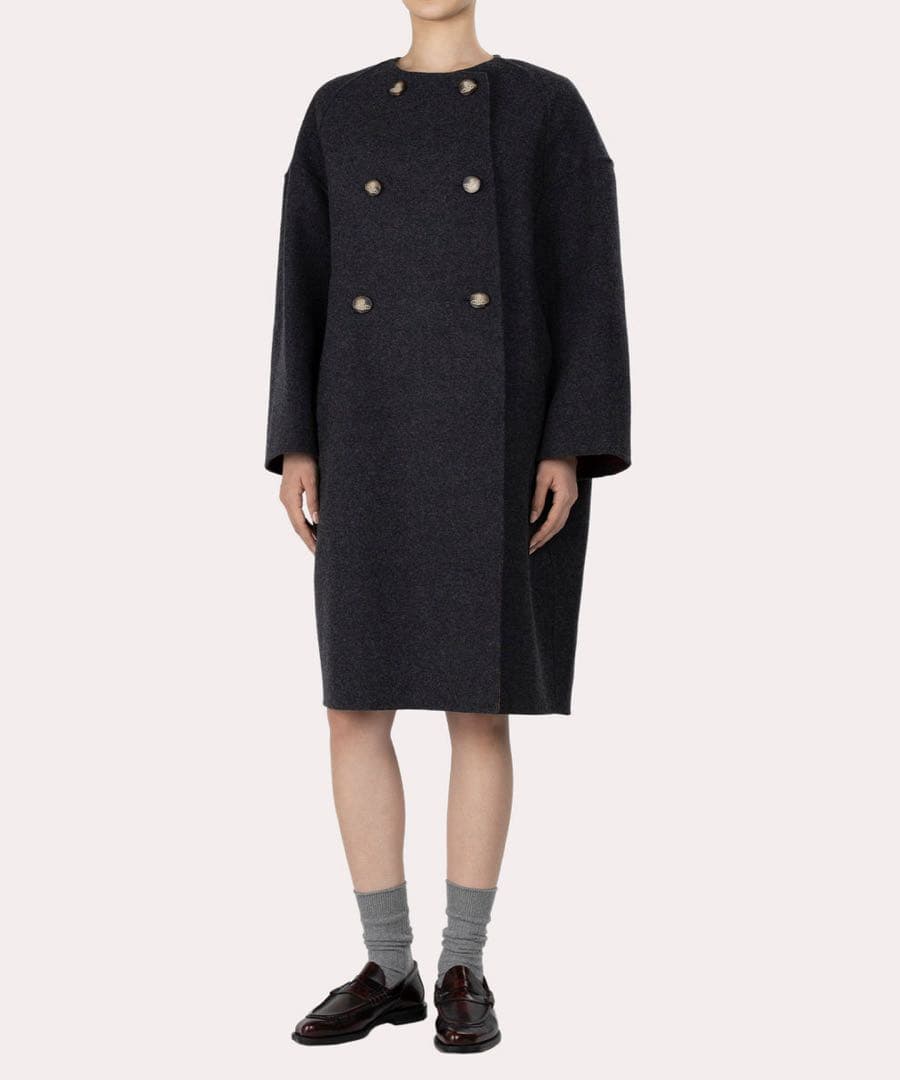 Vivienne Westwood TARTAN CHECKリバーマフラーコート