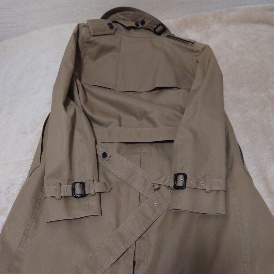 ハイク トレンチコート ロング ベルト ライナー 2way コットン ベージュ