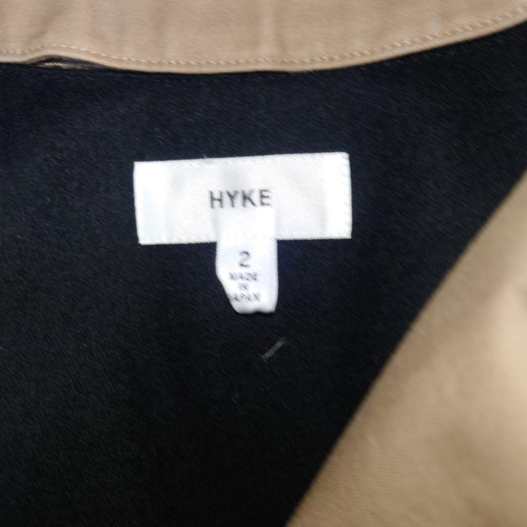 ハイク トレンチコート ロング ベルト ライナー 2way コットン ベージュ