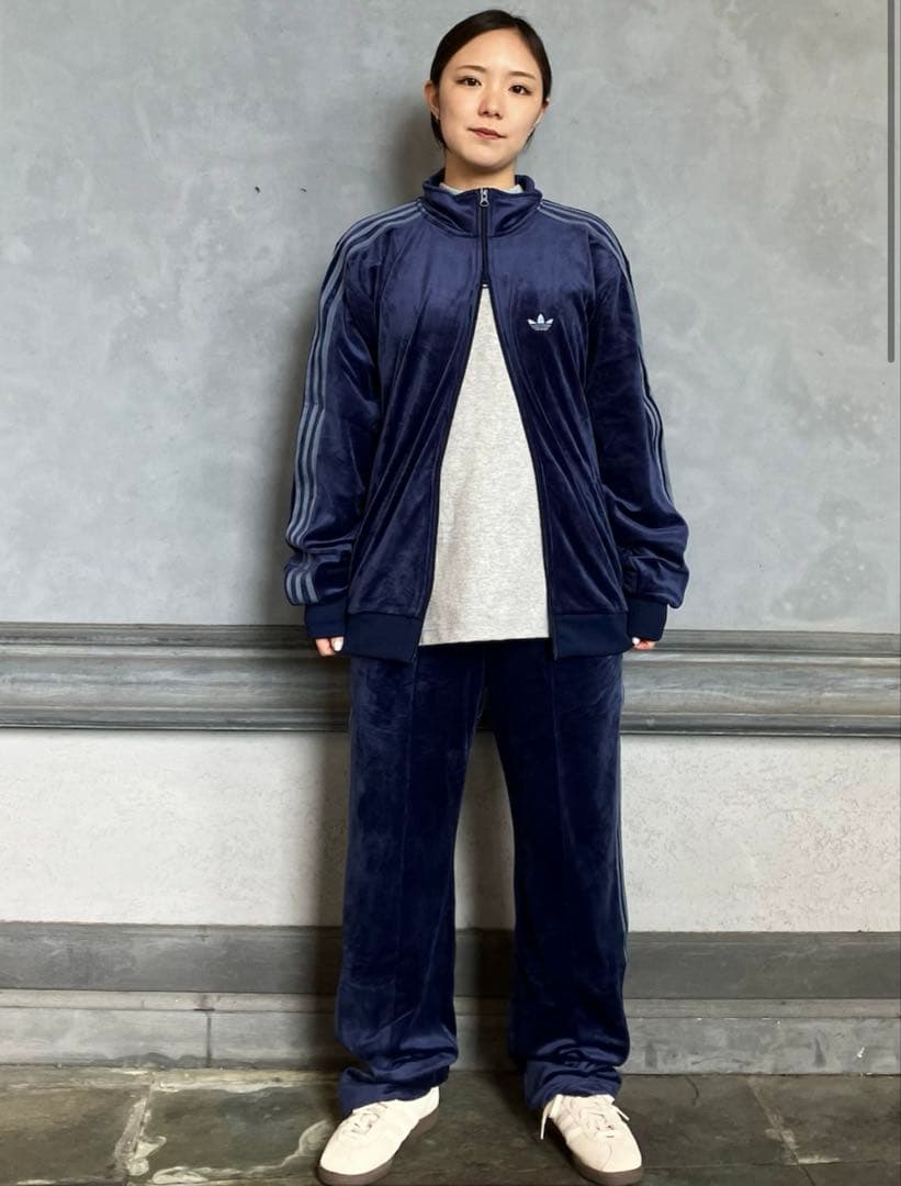 【BE:FIRST着用】adidas ベロア上下セットアップ