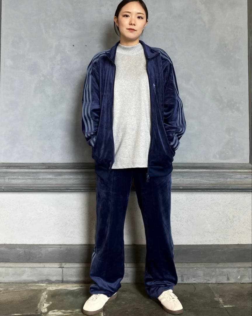 【BE:FIRST着用】adidas ベロア上下セットアップ