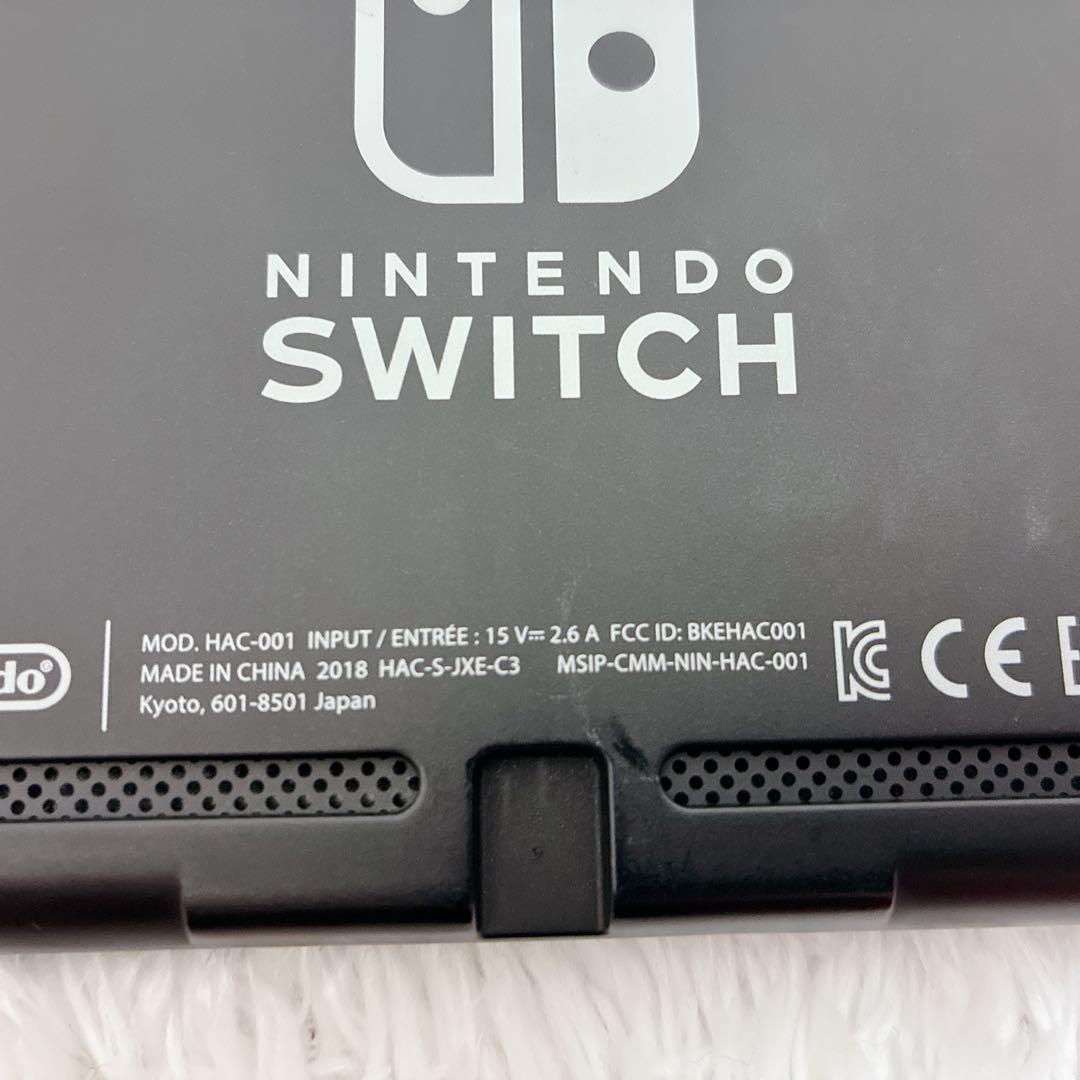 【液晶美品】Nintendo Switch 初期型 2018年製　画面傷なし