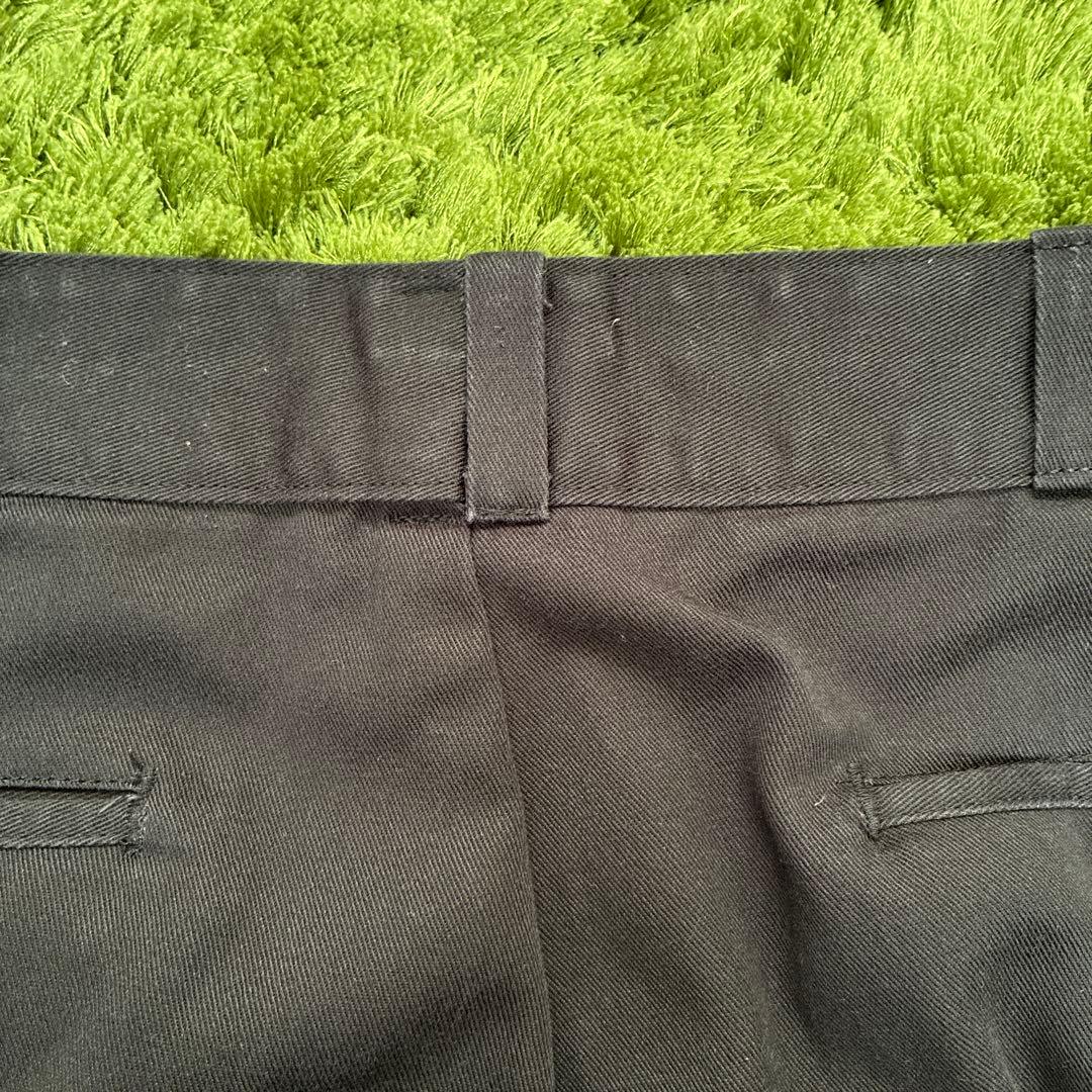 ディッキーズ　90s　黒　USA製　実寸33×28.5