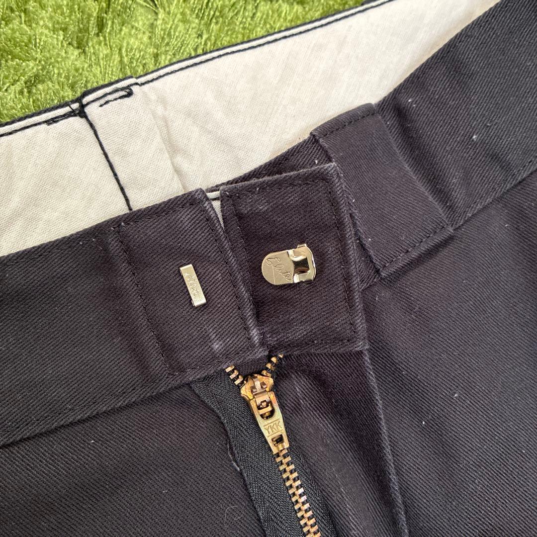 ディッキーズ　90s　黒　USA製　実寸33×28.5