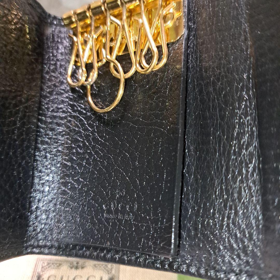 ✨️超美品 ✨️GUCCI グッチ マーモント　キーケース黒　箱&保存袋付き