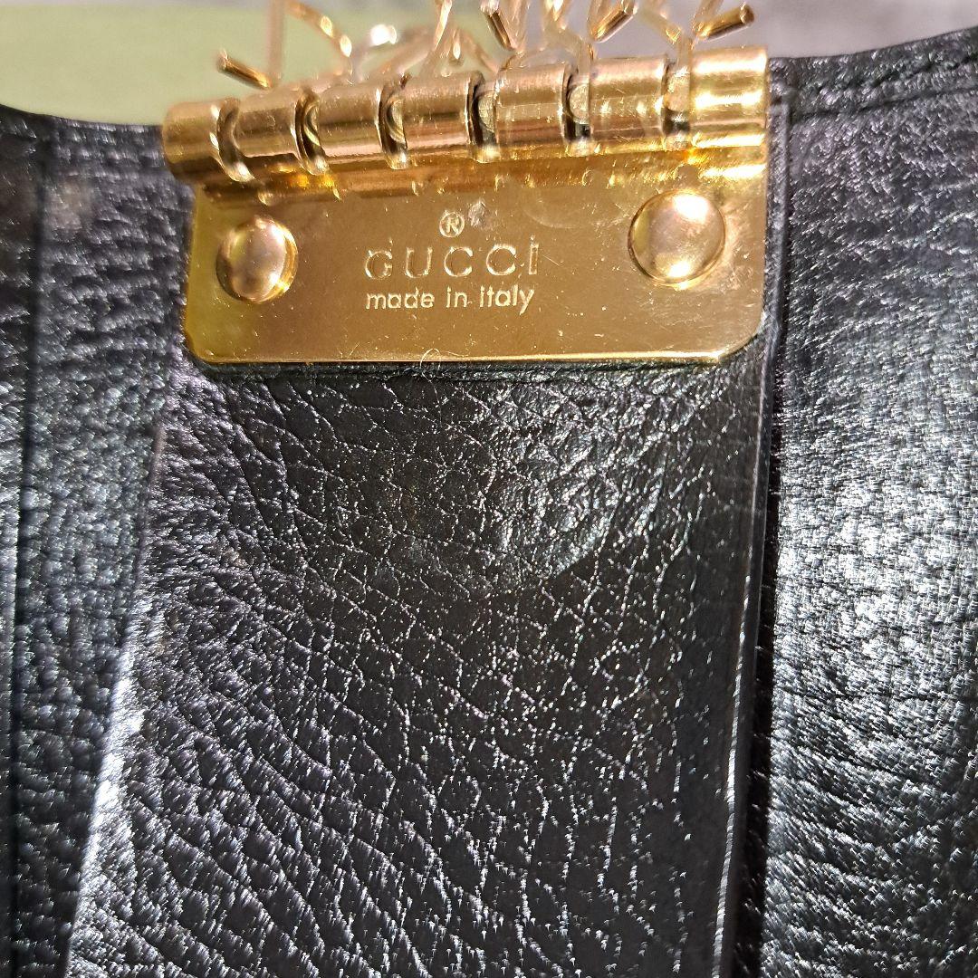 ✨️超美品 ✨️GUCCI グッチ マーモント　キーケース黒　箱&保存袋付き