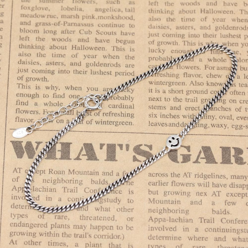 ゆはま アンクレット スターリング シルバー 925 スマイル 2個セット