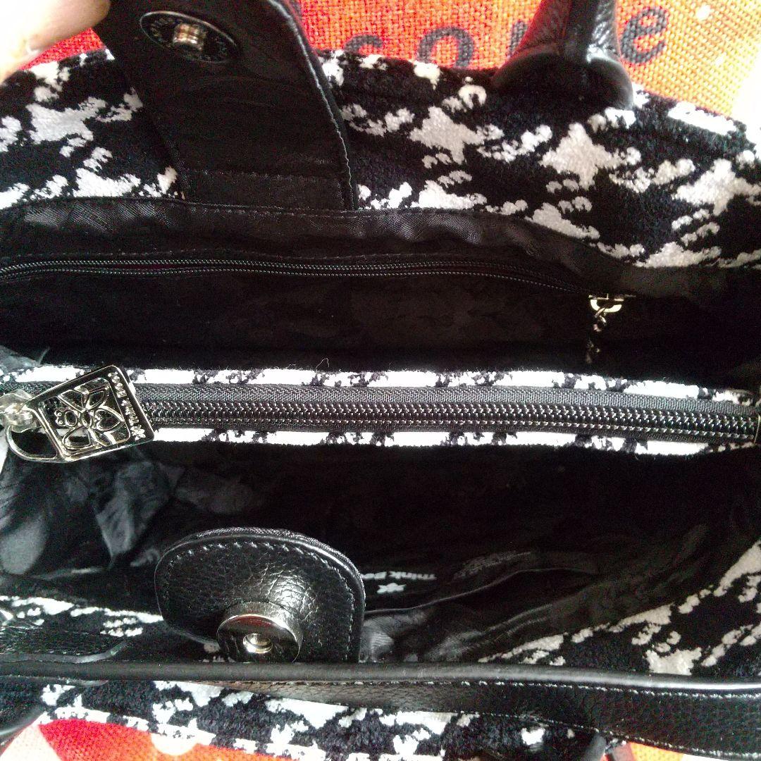 Think Bee! ハウンドトゥース柄ショルダーバッグ