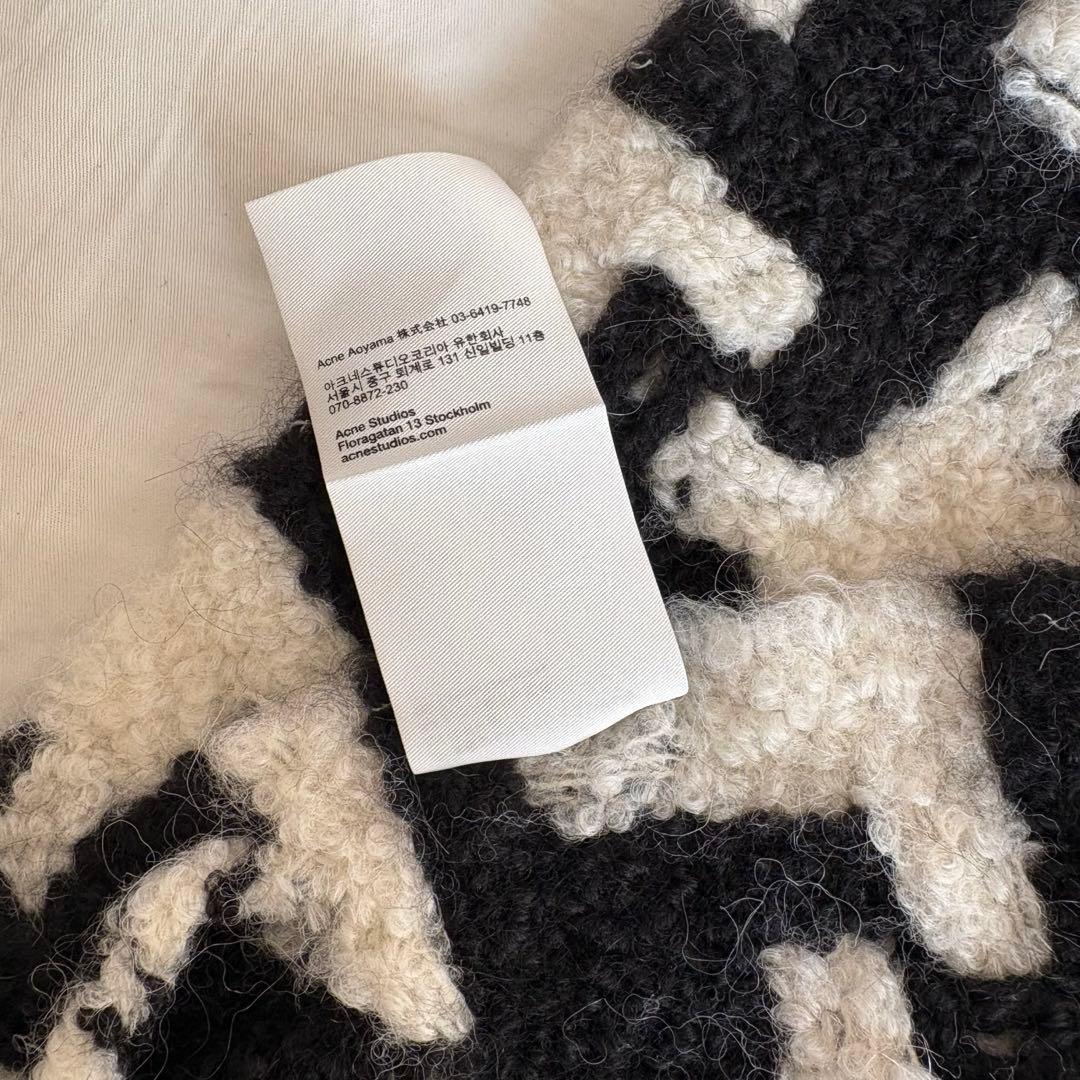 Acne Studious マフラー　千鳥柄
