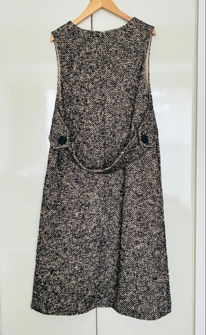 ✴︎ADORE ✴︎ ツイード Vネック ワンピース