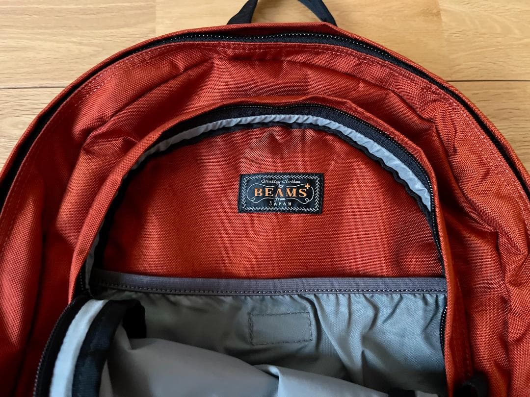 BEAMS PLUS Day Pack 2 Compartments オレンジ