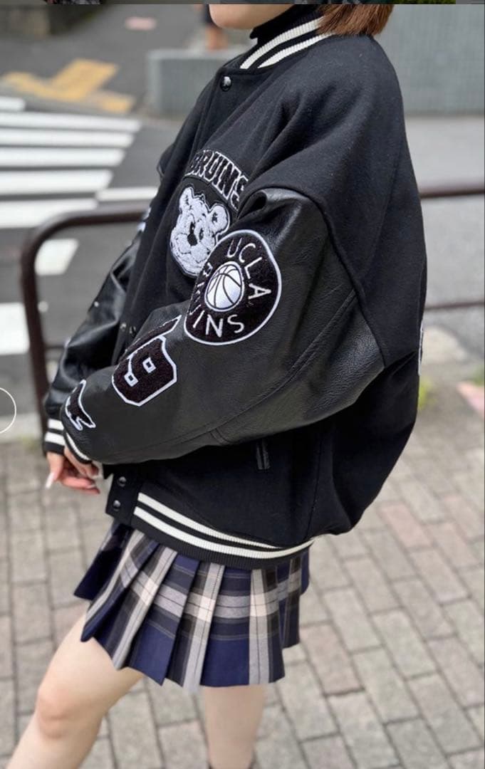 新品❣️スナイデル ❣️ 【UCLA/NUTMEG】スタジャン　BLK 完売品