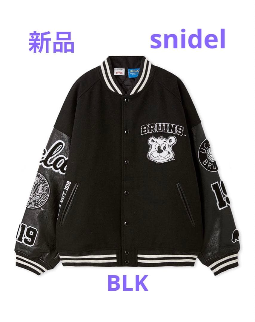 新品❣️スナイデル ❣️ 【UCLA/NUTMEG】スタジャン　BLK 完売品