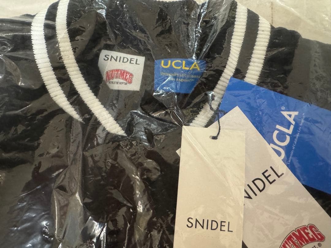 新品❣️スナイデル ❣️ 【UCLA/NUTMEG】スタジャン　BLK 完売品