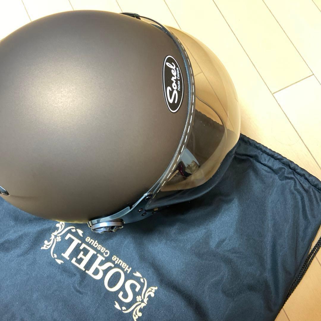 【美品】SOREL Sorel ブラウン ジェットヘルメット