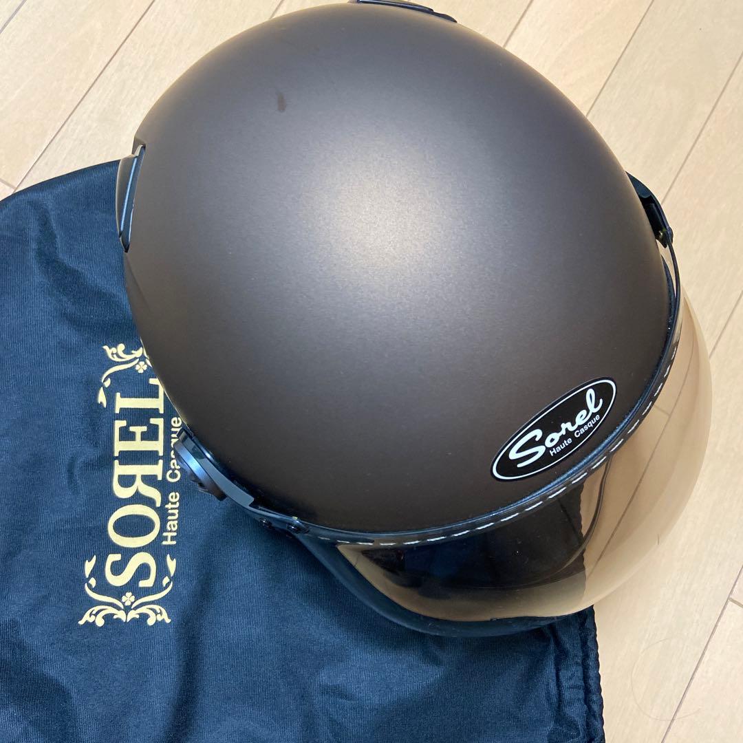 【美品】SOREL Sorel ブラウン ジェットヘルメット