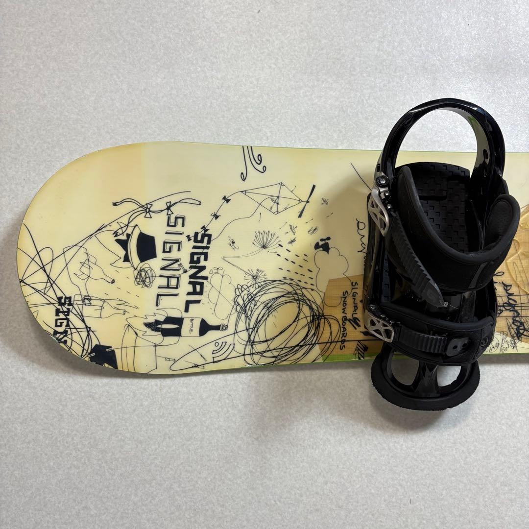 SIGNAL BURTON スノーボード 147cm ビンディング