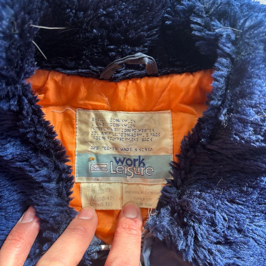 古着　70s sears b-15 タイプ　フライトジャケット　ワークジャケット