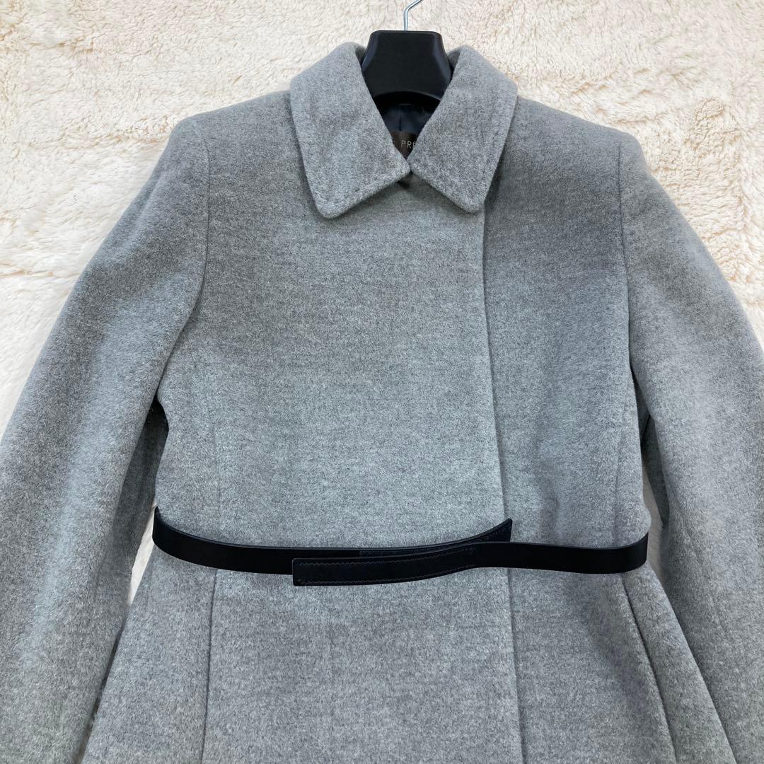 【新品タグ付】 トゥモローランド デプレ カシミア混 比翼ロングコート ベルト