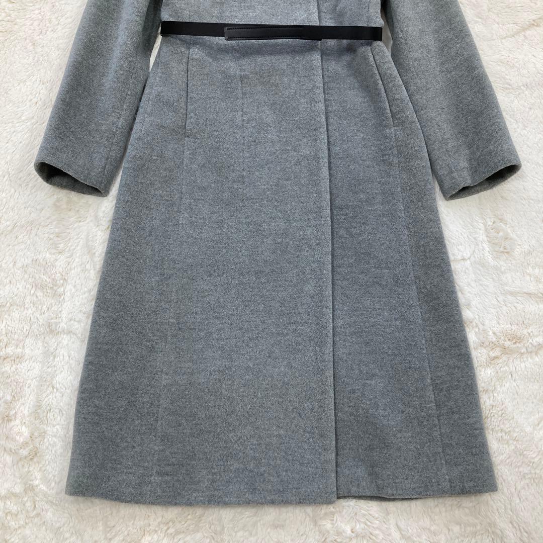 【新品タグ付】 トゥモローランド デプレ カシミア混 比翼ロングコート ベルト