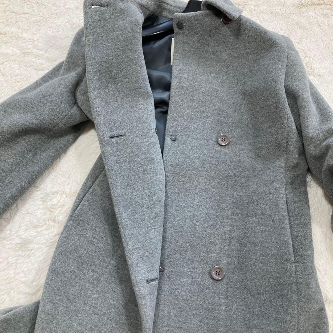 【新品タグ付】 トゥモローランド デプレ カシミア混 比翼ロングコート ベルト